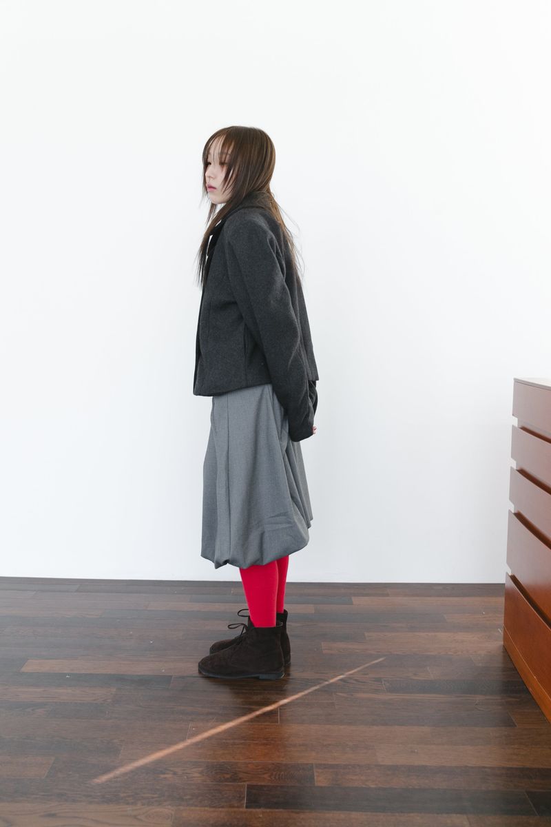 unbal collar wool jacket(2colors)