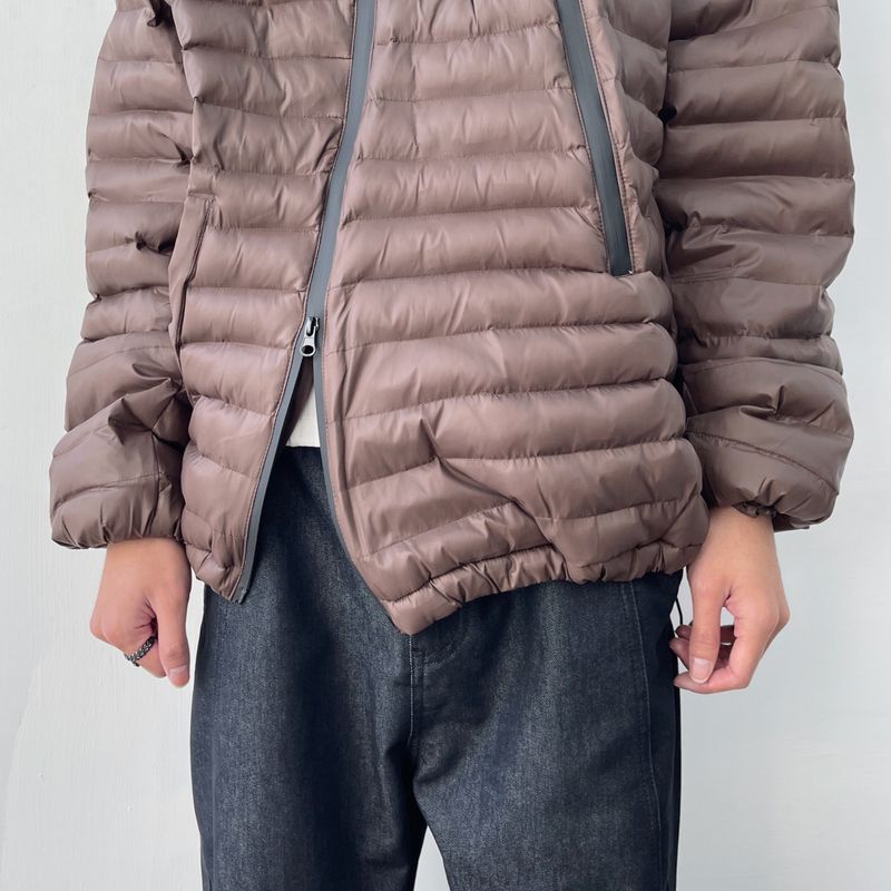 Layered Zip Down Jacket