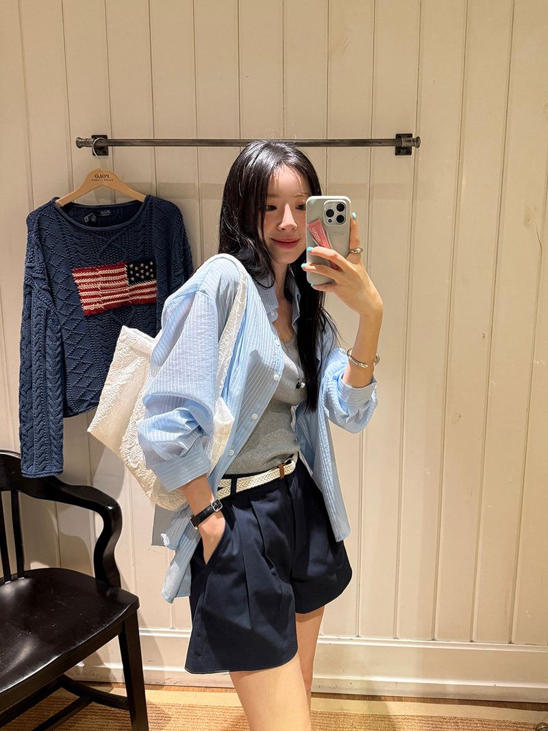 [MADE] Dears Cotton Pintuck Shorts