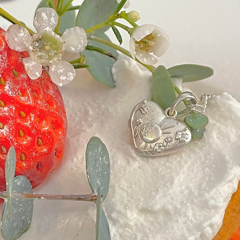 Sun & Moon silver necklace