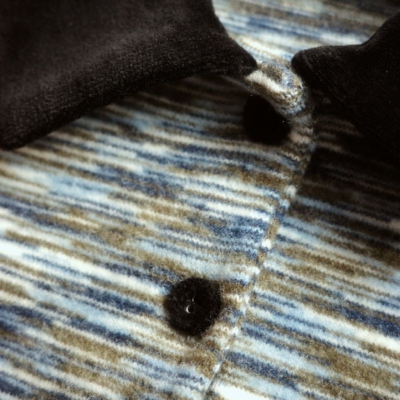 Marble Stripe Collar Tee (blue)