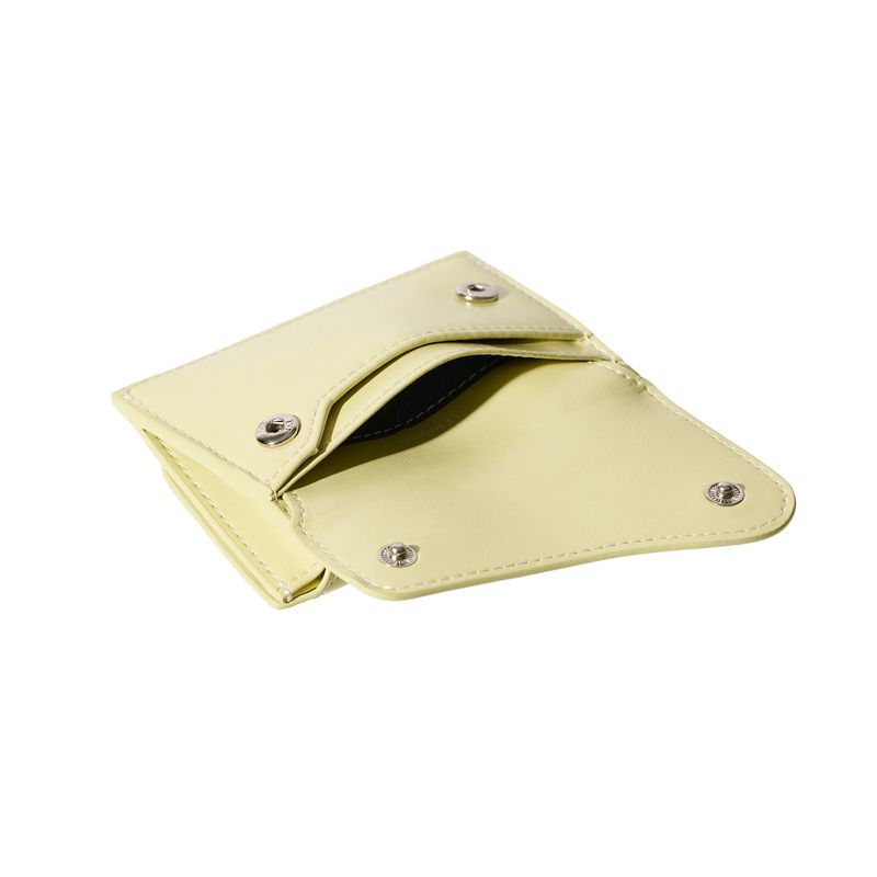 DOT Saddle Keyring Coin & Card Wallets pale lemon