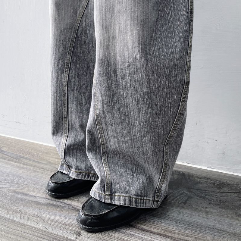 Cocoon Brushed Denim Pants