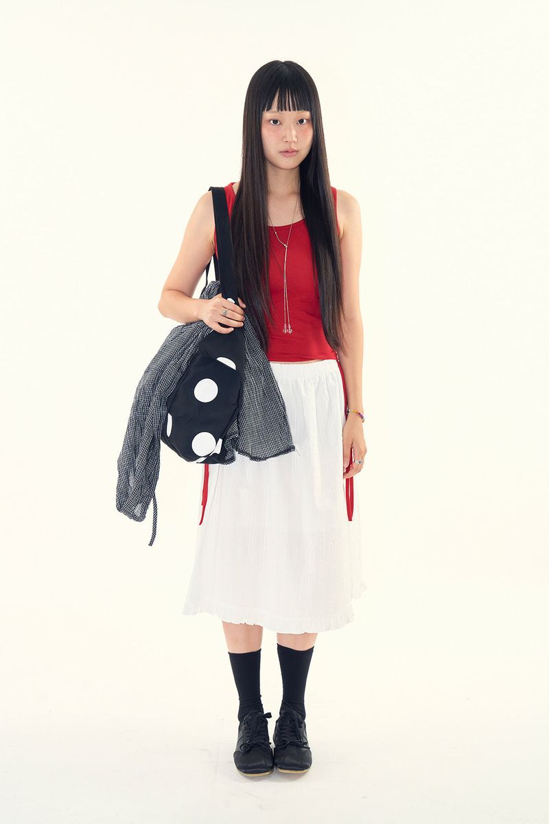 Lumi side shirring sleeveless