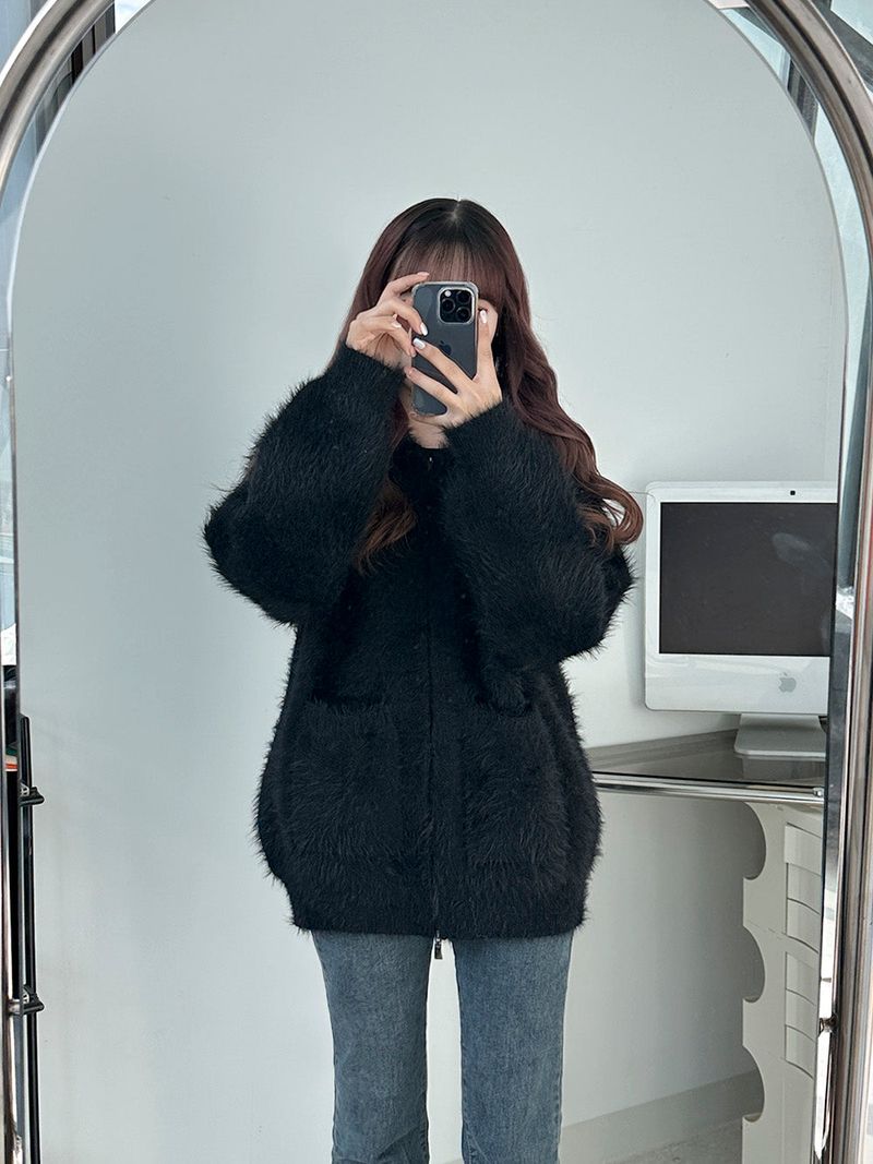 ASCLO Angora Pocket Zip Up (5color)
