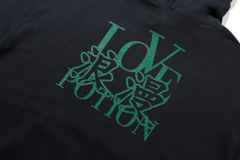 LOVE HOODIE_NAVY