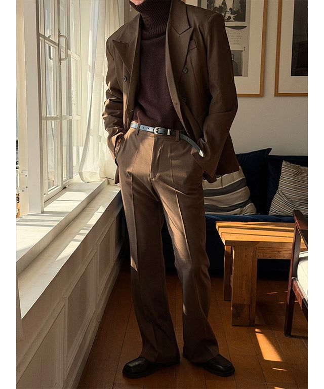 [SET UP 가능] Max boots cut slacks(2color)