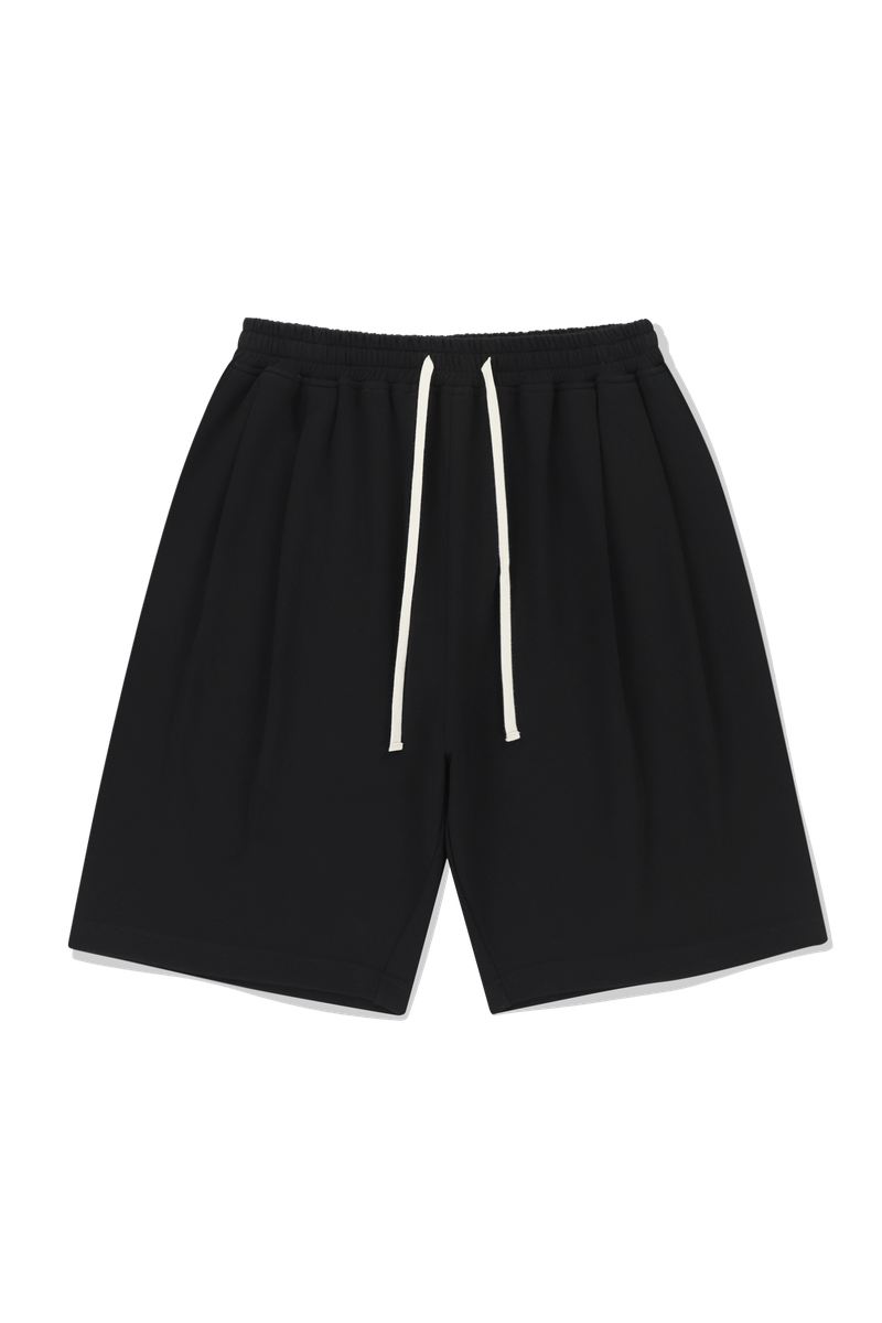 COTTON PINTUCK SHORTS