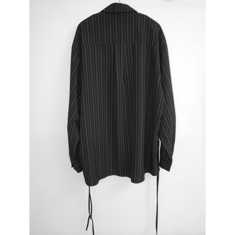 [MADE] Soft Breeze Shirring Slit Shirt