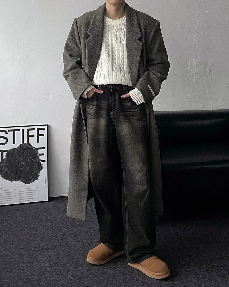 YM Lauren Wool Dart Coat (4 colors)
