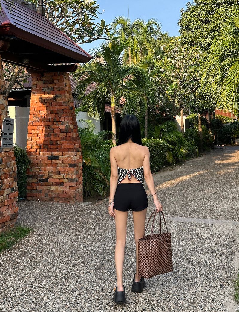 cookie-banded shorts