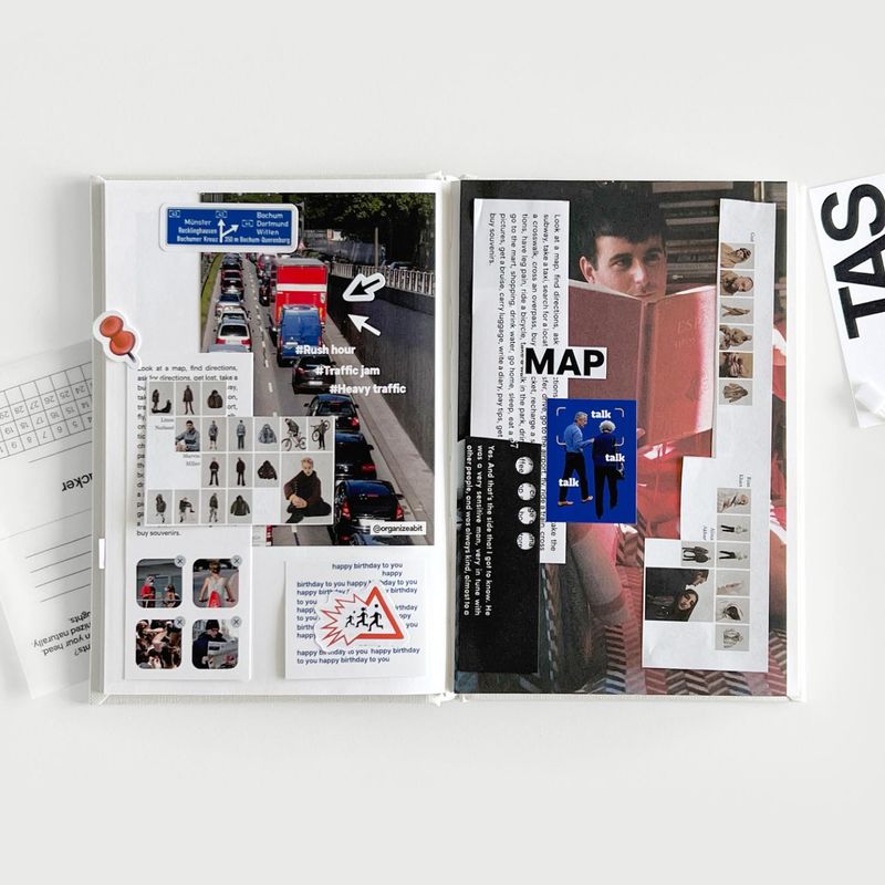 oab map pack / scrap sticker set