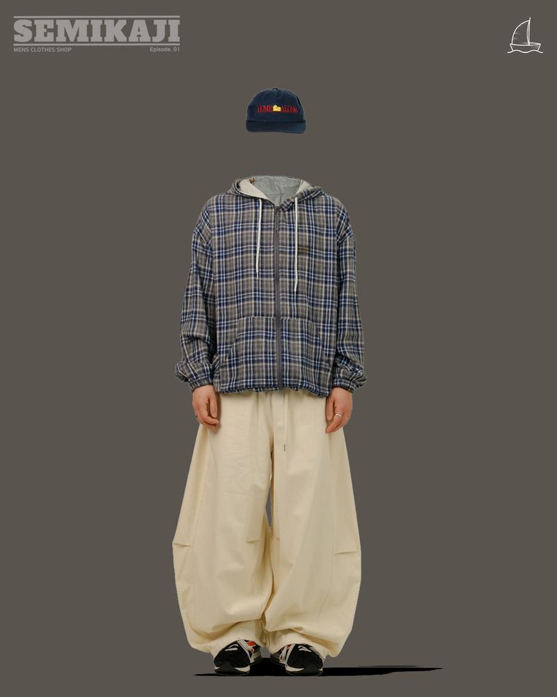 RO Twill Cotton Balloon Pants