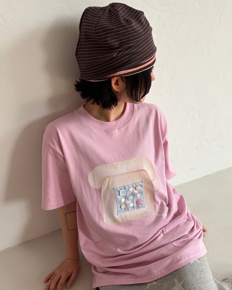 リングリング ボタンTシャツ (2colors)