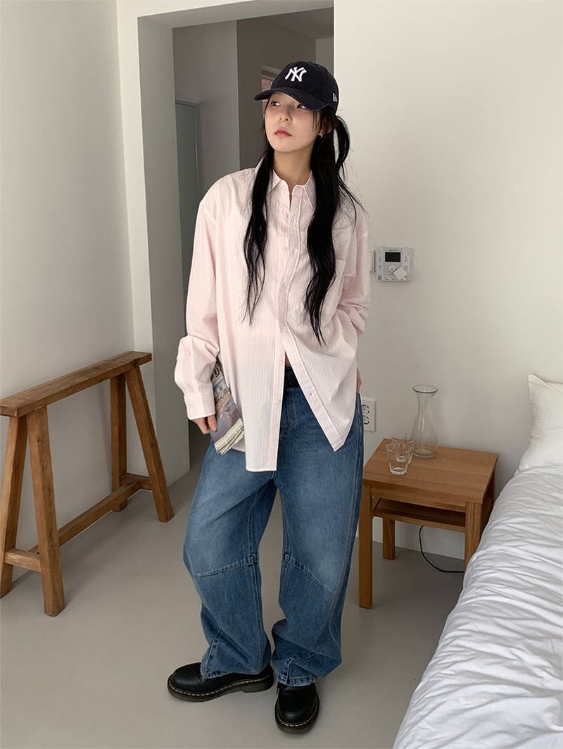 TUCK BALLOON JEANS (2C)
