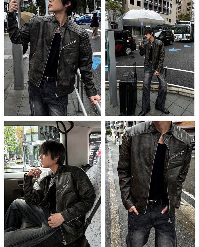 Biker Rider Leather Jacket