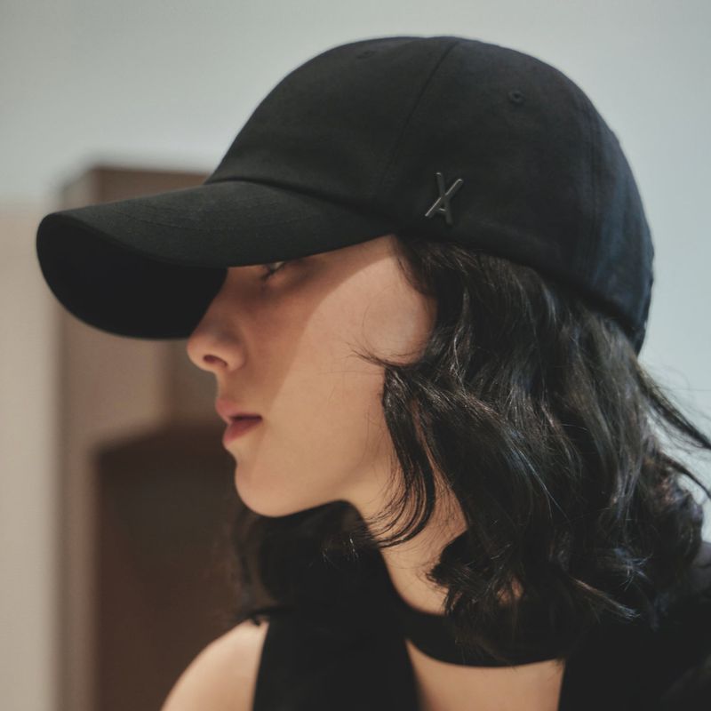 VA Black Stud Ball Cap / Black