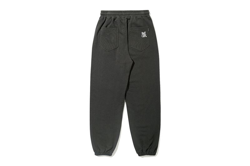 RECENT LOGO SWEAT PANTS_CHARCOAL