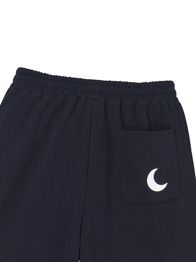 NY APLIQUE CAPRI PANTS NAVY
