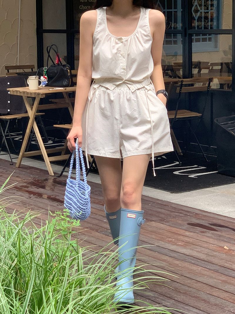 TRENDY APPAREL（トレンディー アパレル）の「[Planning] Arina Sleeveless Banding Set（Setup）」