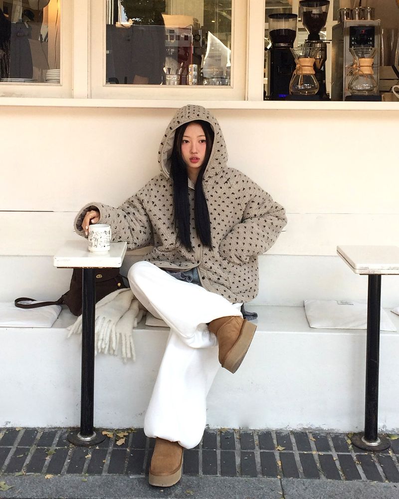 [ORIGINAL] Heart Dot Wool Jumper