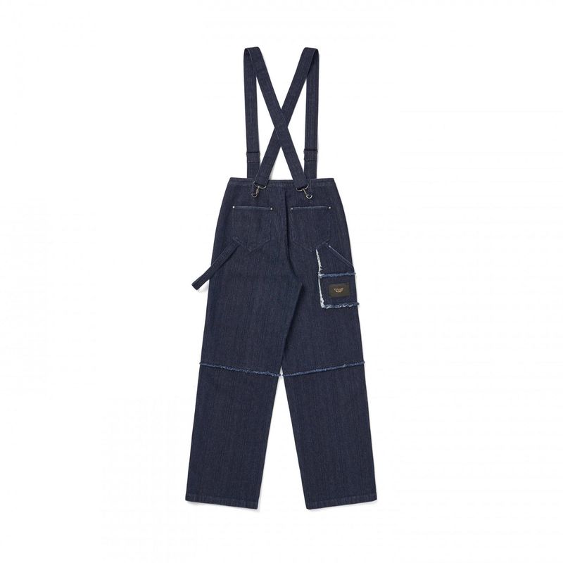 SUSPENDERS DENIM PANTS