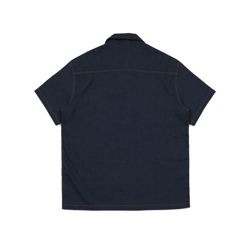 INDIGO FAKE DENIM SHIRTS