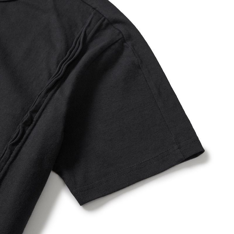 Fiddlehead half T-shirts / Black charcoal