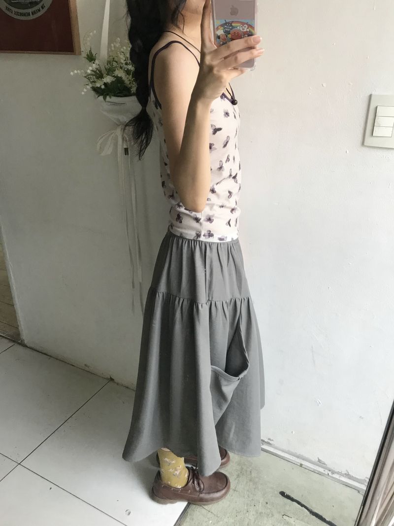 Vintage Flower Sleeveless Top