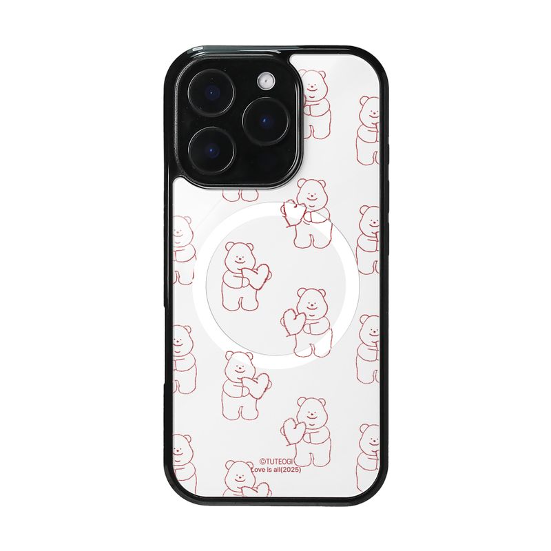 TUTEOGI ‘Love is All' Magnet Ring red case