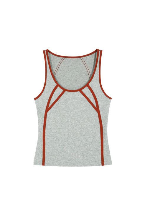 Sporty Line Tank Top (GRAY)