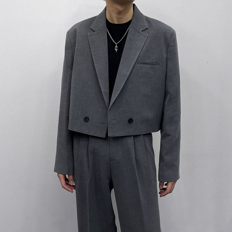 CR More Crop Double Jacket (Set - Up