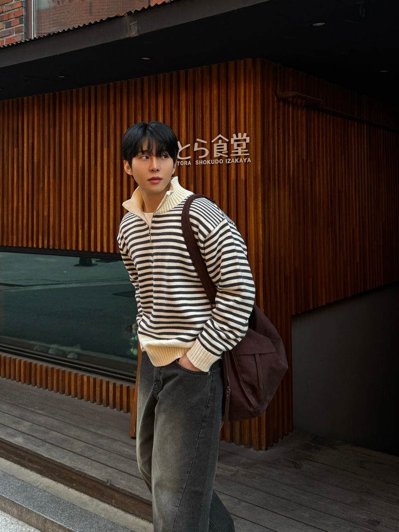 Haim half zip up knit