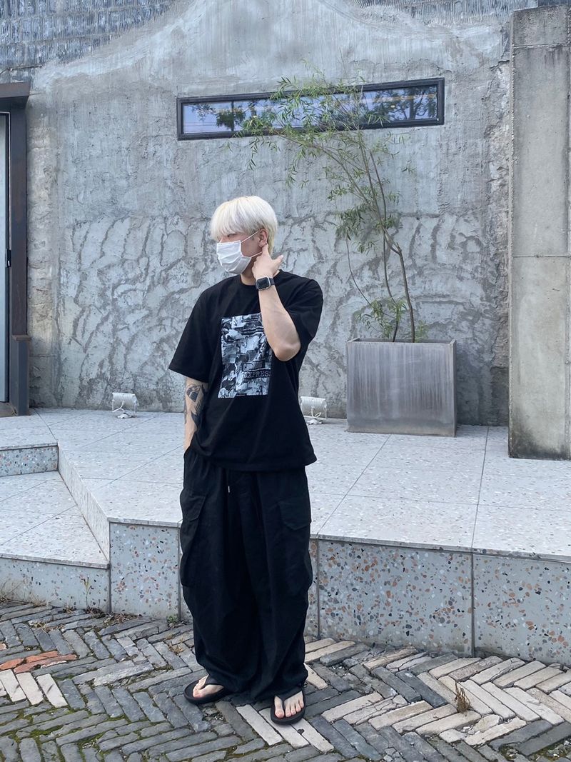 Poster Half Dyed Short Sleeve Tee 2C