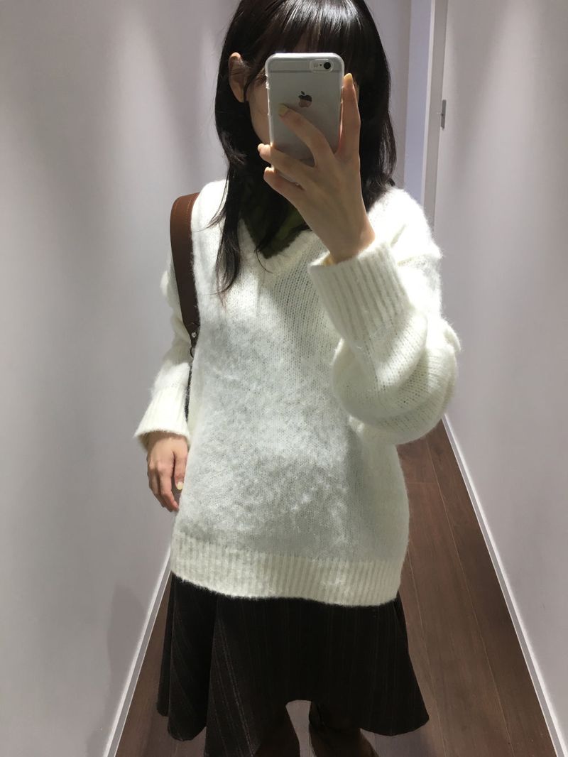 Label Midi Skirt (2color)