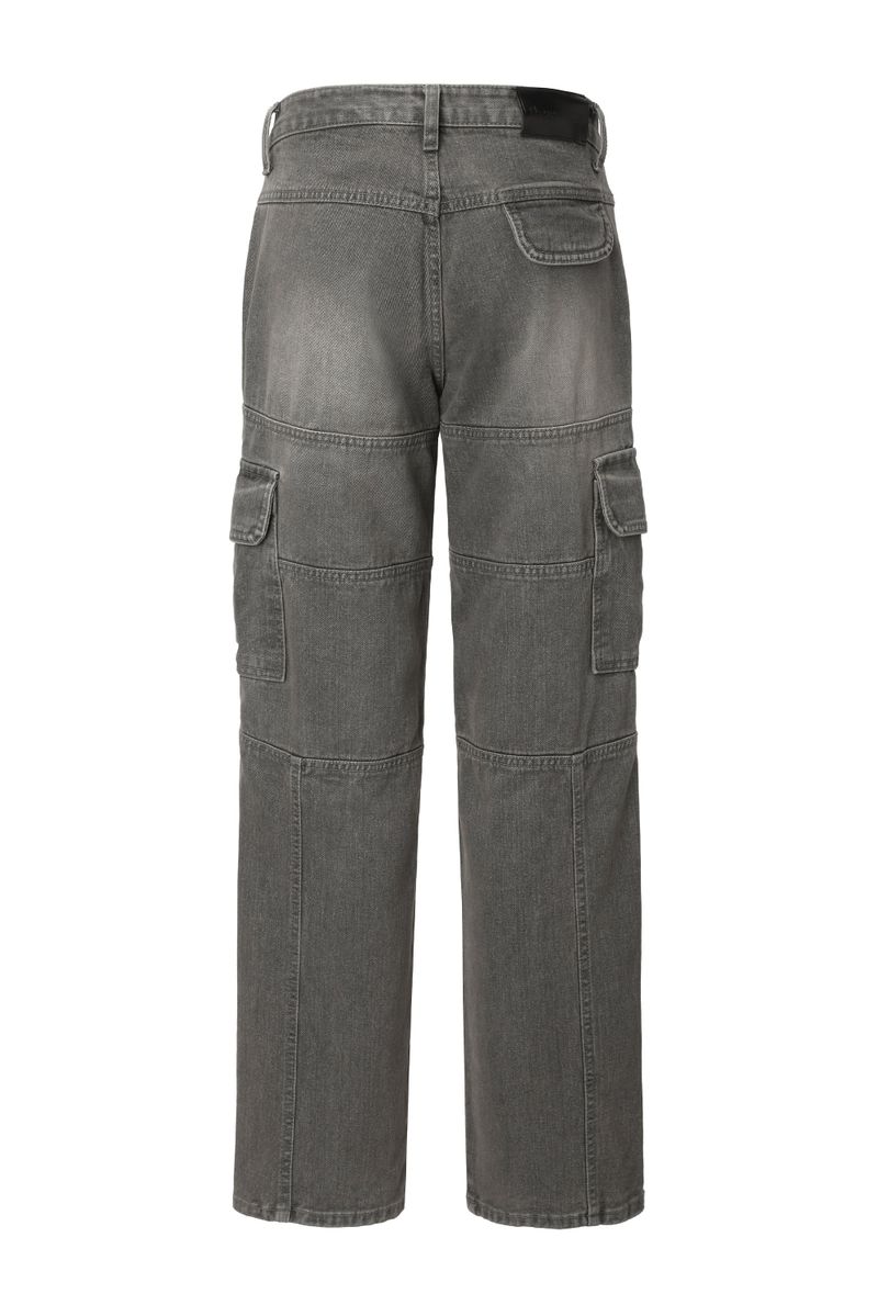 Ash pocket cargo jeans