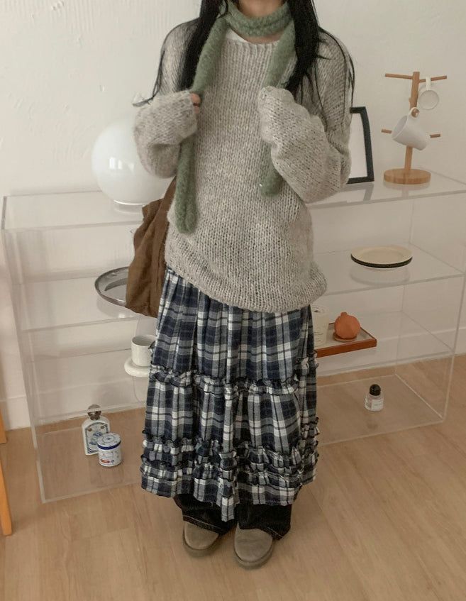 マンパスボカシオーバーラウンドニット