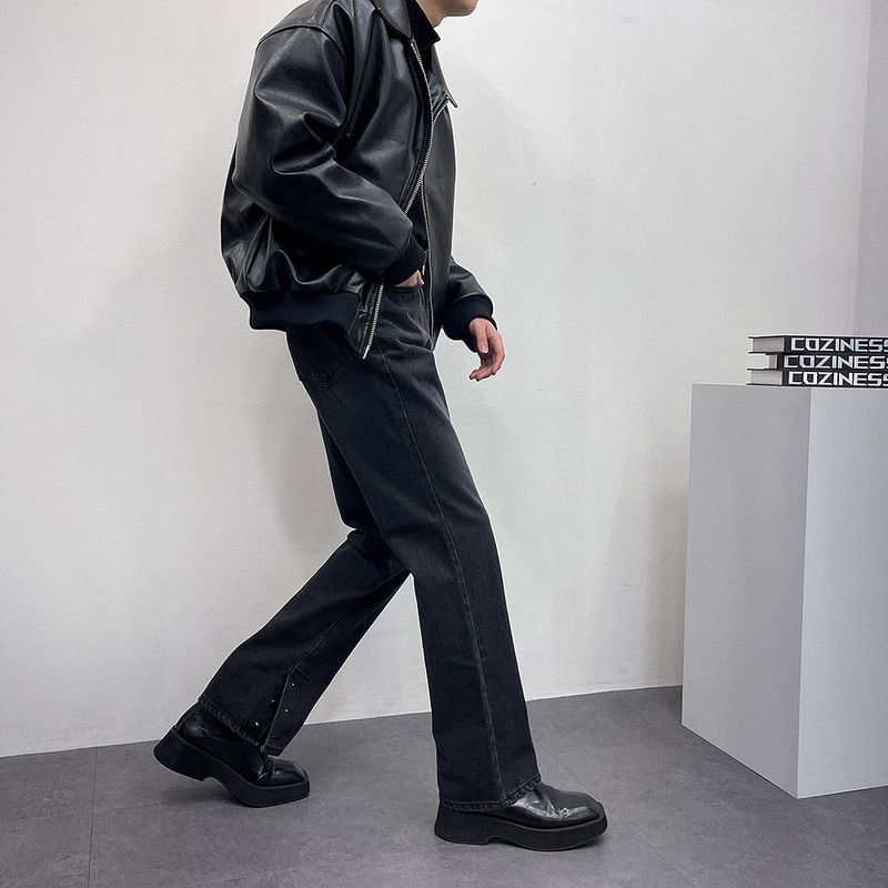 FL Jared Leather Fur Jacket