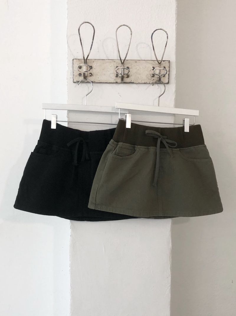 Cotton banding skirt