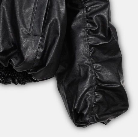 Riot Leather Two Way Bomber Jumper