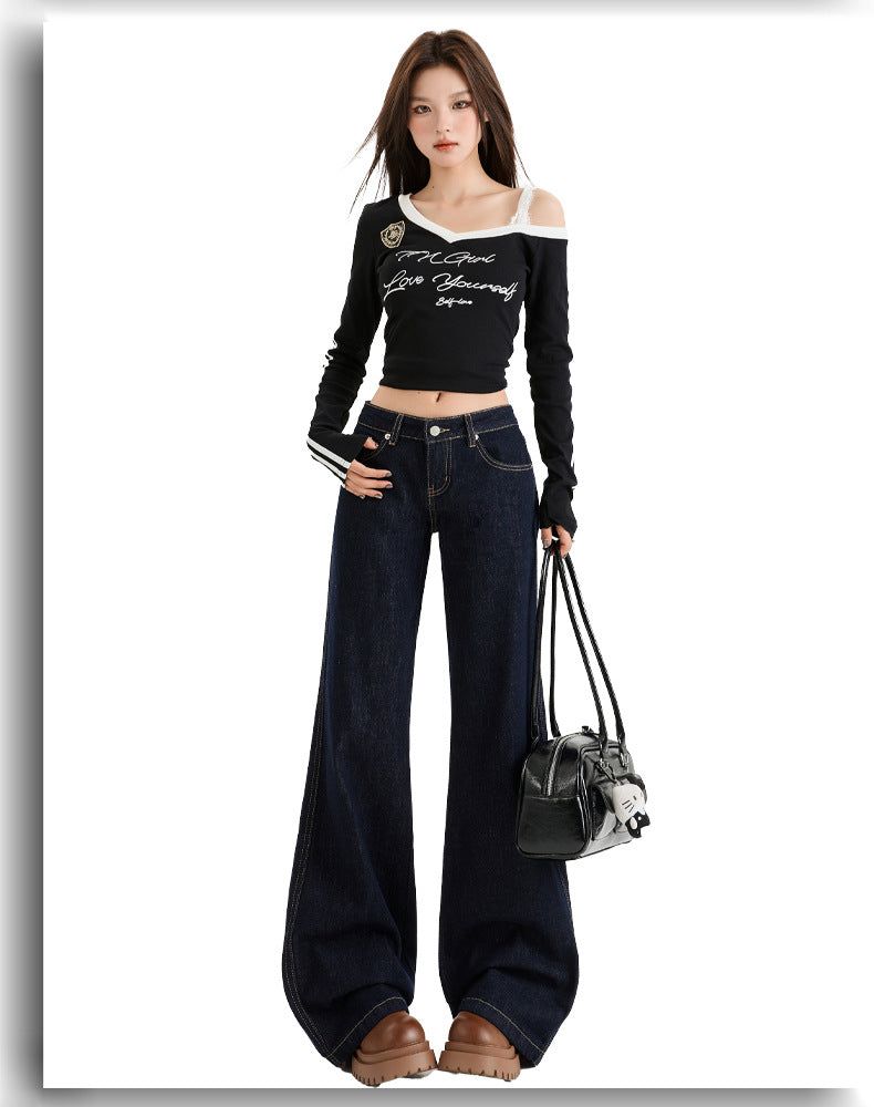 American Vintage Low waist Flare Denim Pants