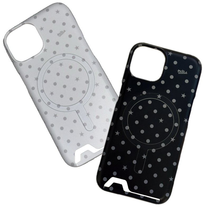 kchmnd（キッチマインド）の「スタードットカードポケットフォンケース (マグセーフ)（スマホグッズ/小物）」