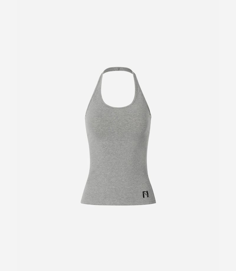 Newalrin logo Halter neck sleevelsee top