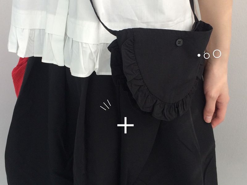 Powder pleats and pouch skirts