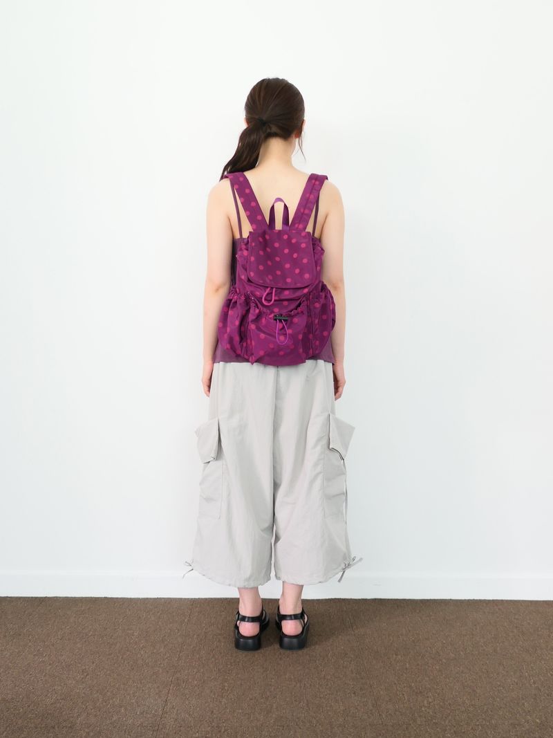 dot string pocket backpack