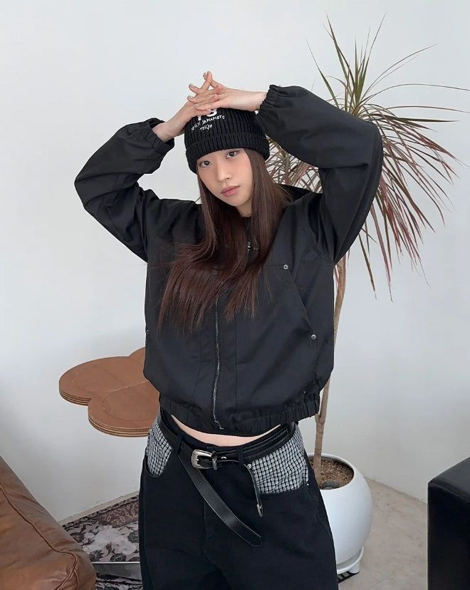 Luden Hook Buckle Hooded Jumper