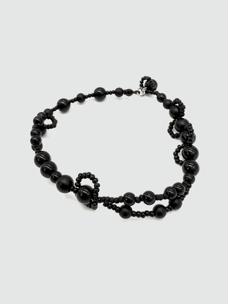 Interlaced Essence Bracelet - Black Matte & Gloss