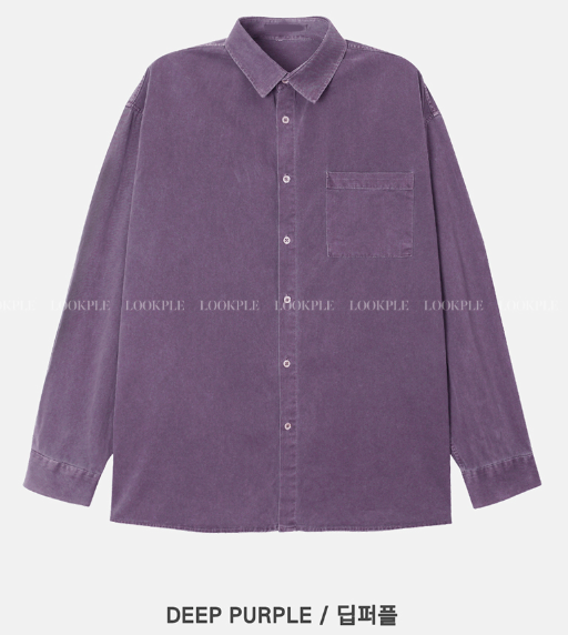 Wonderant Overfit Maximum One Pocket Pigment Shirt
