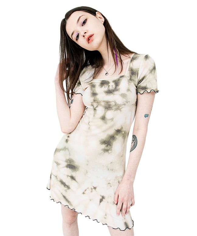 runningHIGH（ランニングハイ）の「SQUARE NECK TIE DYE SLIM DRESS（Tops）」