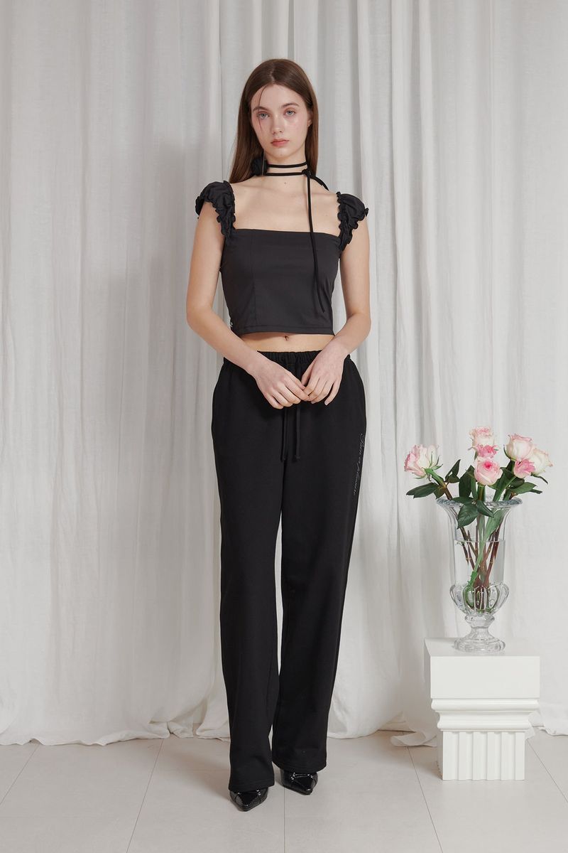 PAIN OR PLEASURE（ペインオアプレジャー）の「ROSE SWEATPANTS black（Pants）」